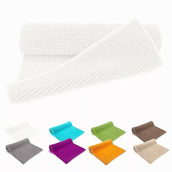 heimtexland Badematte Badvorleger Chenille Badteppich Duschvorleger, günstig online kaufen