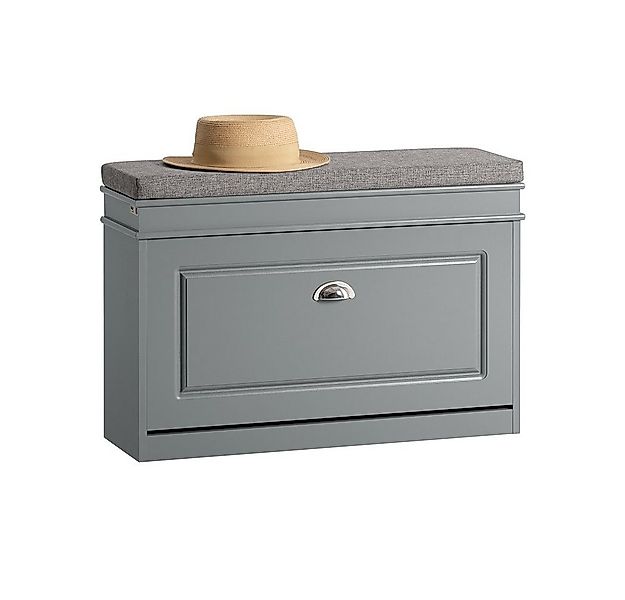 SoBuy Schuhkipper FSR82, Schuhregal schmal, Sitzbank mit Stauraum, Flur, Sc günstig online kaufen