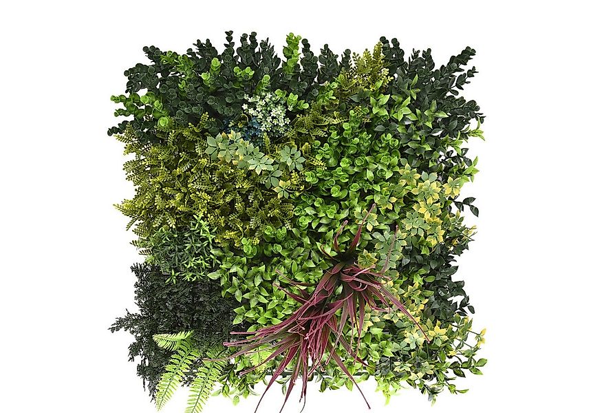 Kunstpflanze Pflanzenwand Heaven Blue, Vielseitige Wandgestaltung, Floordir günstig online kaufen