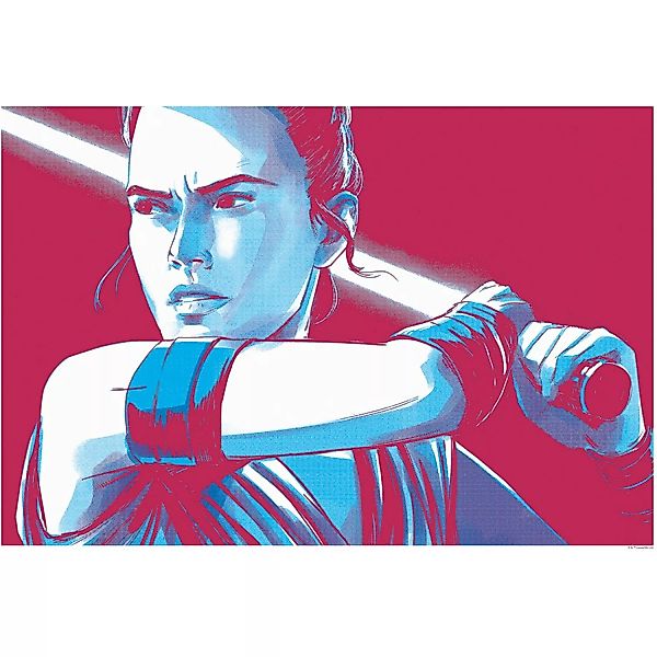 Komar Wandbild Star Wars Rey 70 x 50 cm günstig online kaufen