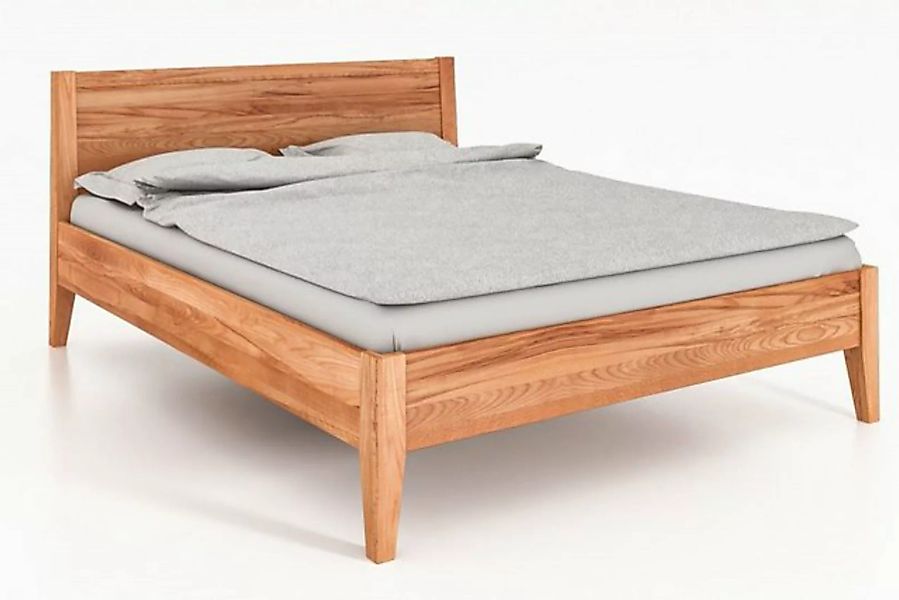 byoak Bett ODYS 180 x 200 aus Massivholz, mit Holzkopfteil, Naturgeölt günstig online kaufen
