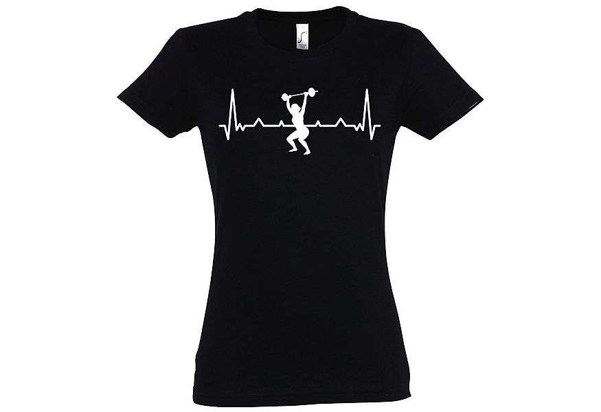Youth Designz T-Shirt Heartbeat Fitness Damen Shirt mit trendigem Frontprin günstig online kaufen