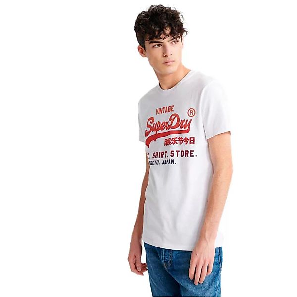 Superdry Vintage Logo Fade Kurzarm T-shirt S White günstig online kaufen
