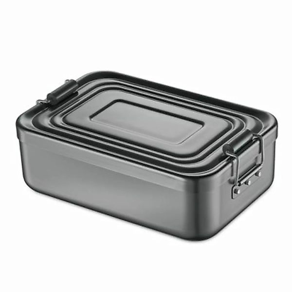 Neuetischkultur Lunchbox Aluminium Groß anthrazit günstig online kaufen