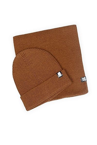 REAL GUYS by J.PLOENES Strickmütze (2-St) modisches Set aus Schal und Mütze günstig online kaufen
