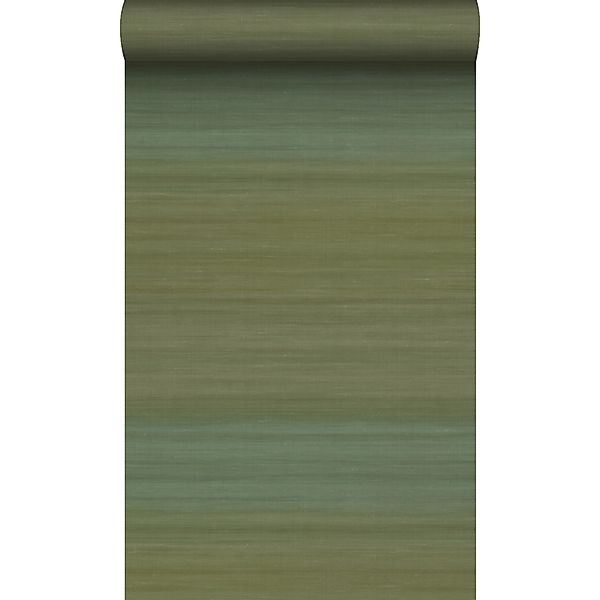 Origin Wallcoverings Tapete Gewebeoptik mit Farbverlauf Moosgrün 53 cm x 10 günstig online kaufen