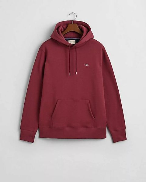 Gant Hoodie REG SHIELD HOODIE, WINE RED günstig online kaufen