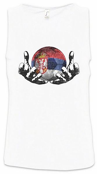 Urban Backwoods Tanktop Serbia Football Magic Ball Ärmelloses T-Shirt Serbi günstig online kaufen