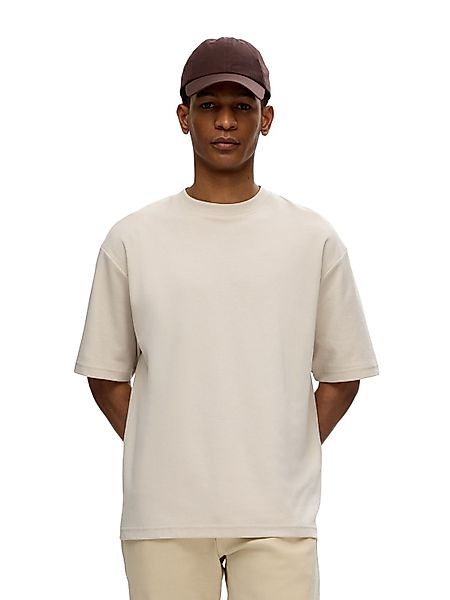 Selected Homme Herren Rundhals T-Shirt SLHLOOSEOSCAR - Relaxed Fit günstig online kaufen