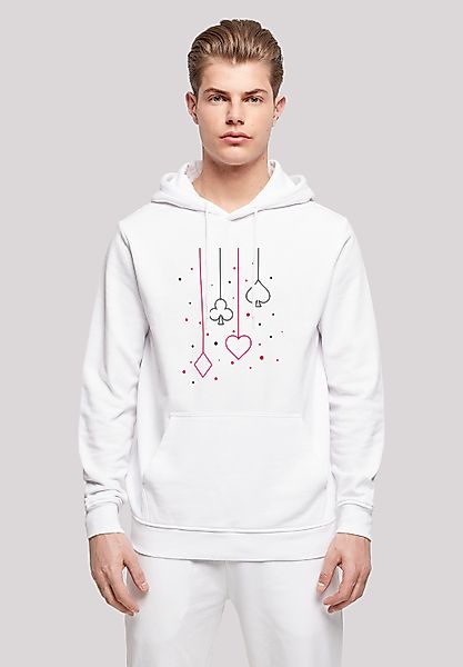F4NT4STIC Kapuzenpullover "Kreuz Pik Herz Karo Poker Kartenspiel", Print günstig online kaufen