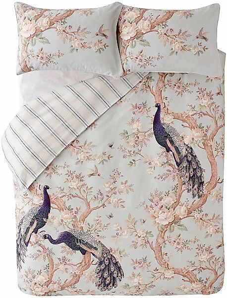 LAURA ASHLEY Wendebettwäsche "Belvedere" 3 tlg. tlg. mit floralem Munter, i günstig online kaufen