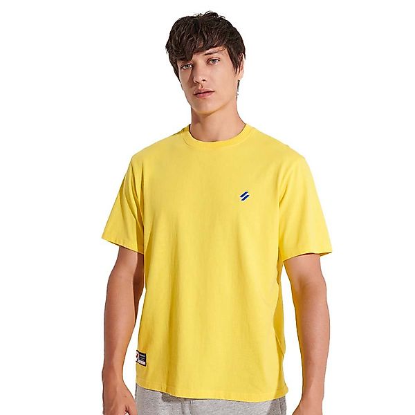 Superdry Code Sl Essential Kurzärmeliges T-shirt M Nautical Yellow günstig online kaufen