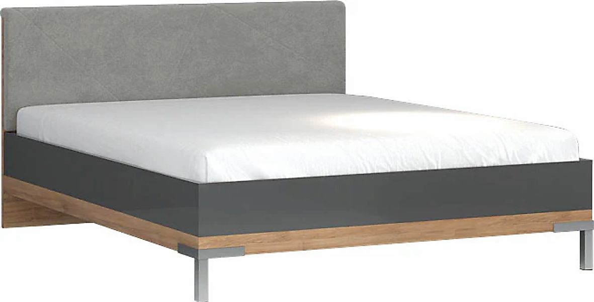 Places of Style Bettgestell "Onyx, FSC-zertifiziert, hochwertige UV Lackier günstig online kaufen