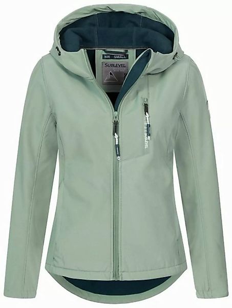 SUBLEVEL Softshelljacke Damen Frühlings Jacke Softshell Jacke Outdoor Regen günstig online kaufen