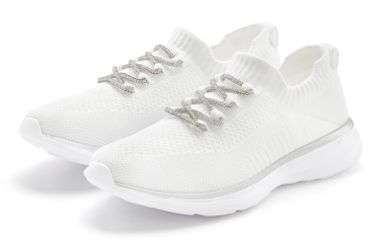 LASCANA Sneaker mit modischer Glitzerschnürung VEGAN günstig online kaufen
