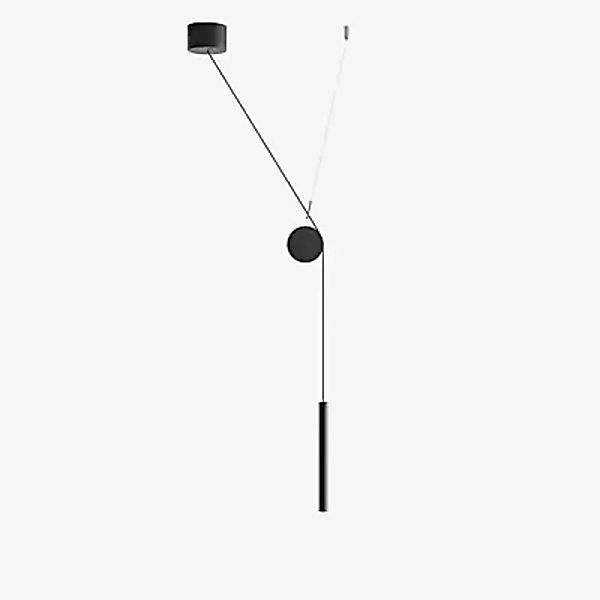 Luceplan Doi Pendelleuchte LED mit Accessoire, schwarz/schwarz/schwarz - Ph günstig online kaufen
