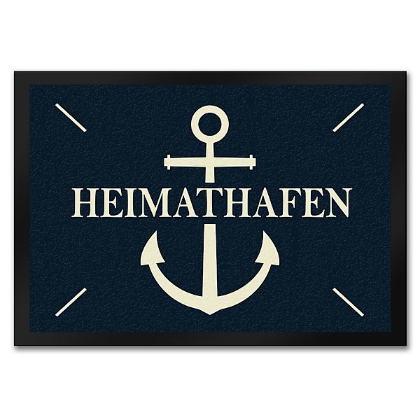 speecheese Fußmatte Heimathafen Fußmatte mit Anker günstig online kaufen