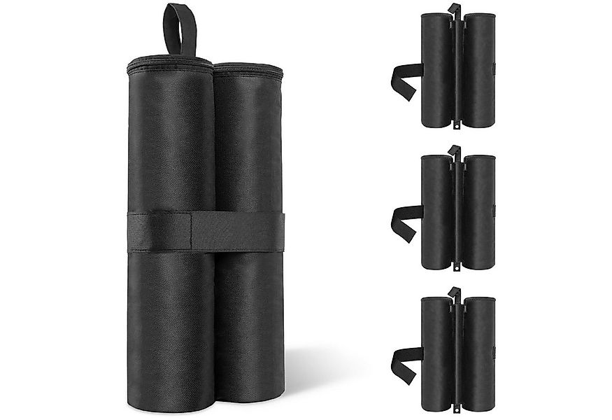 ECENCE Pavillon-Sandsäcke Pavillon Gewichte 4er Set Sandsäcke Schwarz 600D günstig online kaufen