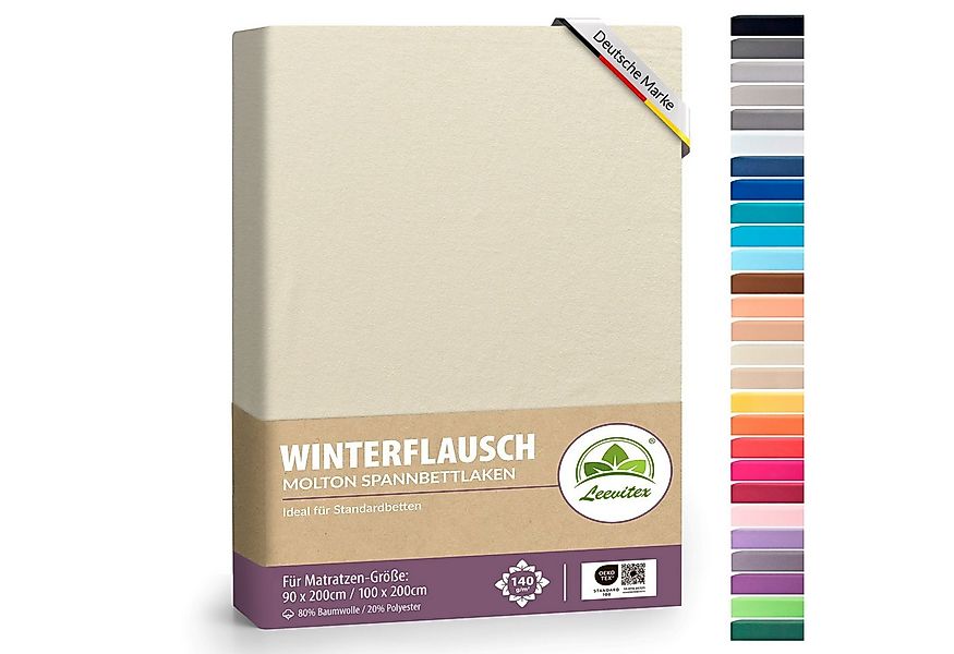 leevitex® Spannbettlaken für kalte Nächte – angenehm weich, passgenau, farb günstig online kaufen