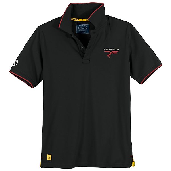 redfield Poloshirt Redfield Poloshirt Übergröße schwarz günstig online kaufen