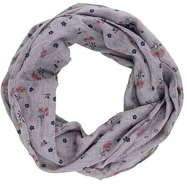 MIRROSI Loop Damen Schal mit Blumen-Muster günstig online kaufen