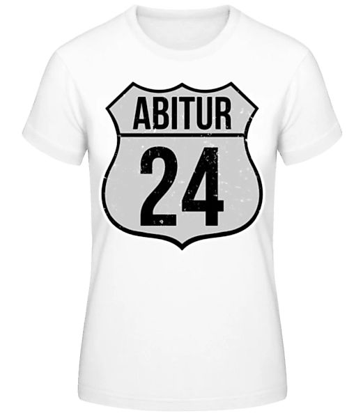 Route 66 Abitur 2024 · Frauen Basic T-Shirt günstig online kaufen