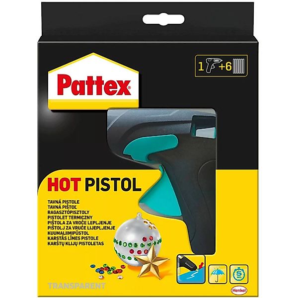 Pattex Hot Pistol Heißklebepistole 1 Pistole mit 6 Klebesticks günstig online kaufen