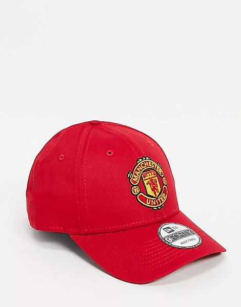 New Era – Manchester United FC 9Forty – Baseballkappe in Rot günstig online kaufen