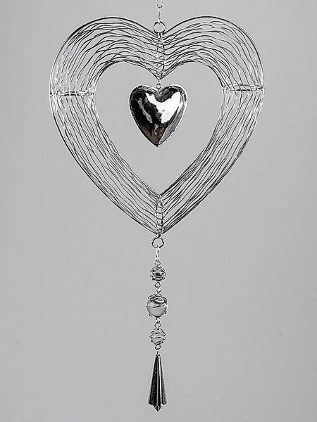 formano Dekohänger formano Dekohänger Hearts, Silber B:19cm H:19cm Metall günstig online kaufen
