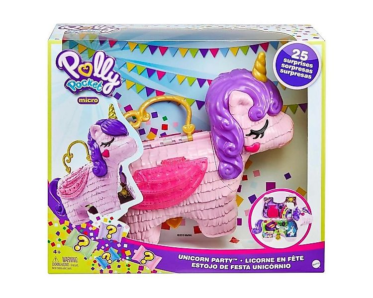 Mattel® Spielwelt Mattel GVL88 - Polly Pocket - Einhorn-Party Puppe mit Zub günstig online kaufen