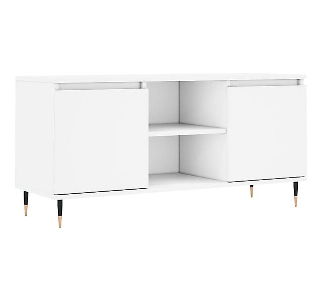 vidaXL TV-Schrank TV-Schrank Weiß 104x35x50 cm Holzwerkstoff (1-St) günstig online kaufen