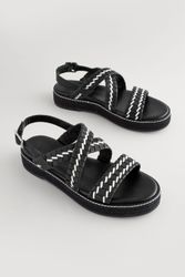 Next Forever Comfort® Zehentrenner-Slingbacks aus Leder günstig online kaufen