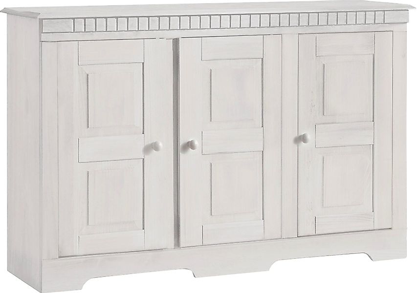 Home affaire Sideboard "Lisa", Kommode aus massivem Kiefernholz, Breite 158 günstig online kaufen