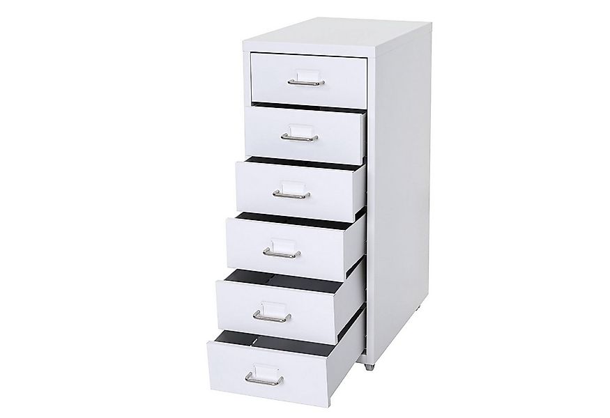 MCW Rollcontainer T851-6, 6 Schubladen mit Vollauszug, inkl. Etiketten und günstig online kaufen