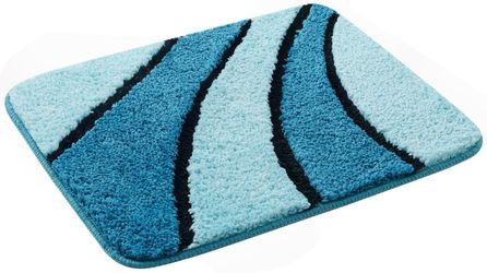 my home Badematte "Anna, Badvorleger, Badezimmer Teppich" Höhe 16 mm rutsch günstig online kaufen