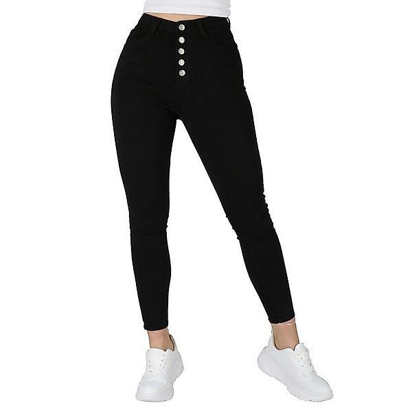 VAN HILL Stretch-Hose 837403 im trendigen 5-Pocket-Style und glänzender Kno günstig online kaufen