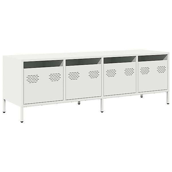 vidaXL TV-Schrank Weiß 135x39x43,5 cm Kaltgewalzter Stahl 851309 günstig online kaufen