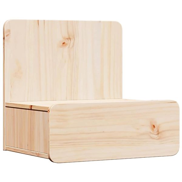 vidaXL Nachttisch Braun 44 x 32,5 x 40 cm Massivholz Kiefer 873487 günstig online kaufen