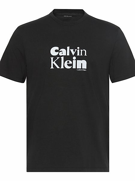 Calvin Klein T-Shirt SS 30S EU CALVIN KLEIN BOLD GRAP Mit Rundhalsausschnit günstig online kaufen