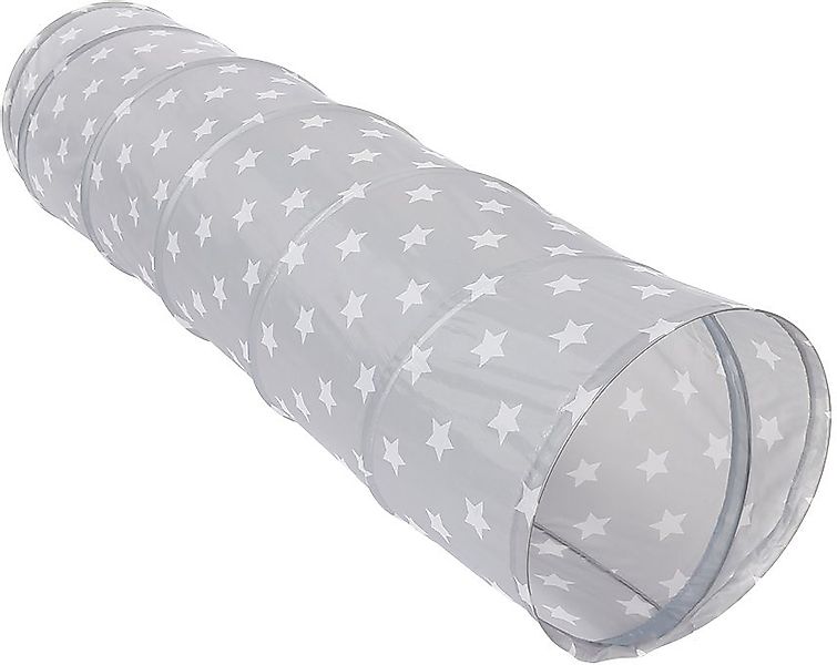 Knorrtoys® Spieltunnel Grey White Stars günstig online kaufen