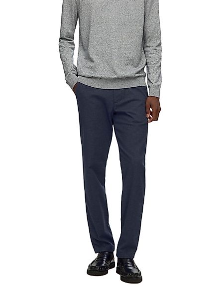 Selected Homme Herren Chino Hose SLH175-SLIM MILES BRUSHED - Slim Fit Blau günstig online kaufen