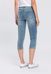 Arizona Caprijeans "Ultra-Stretch" extra-enger Schnitt, modischer Beinabsch günstig online kaufen