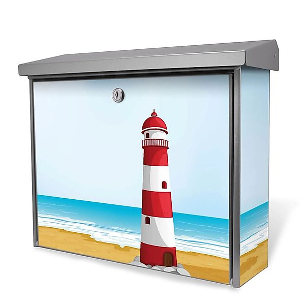 Banjado Briefkasten Edelstahl 38.5x31.5x12cm Ohne Zeitungsfach Inkl. Montag günstig online kaufen