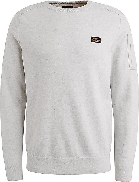 PME Legend American Classic Pullover Hellgrau Melange - Größe XL günstig online kaufen