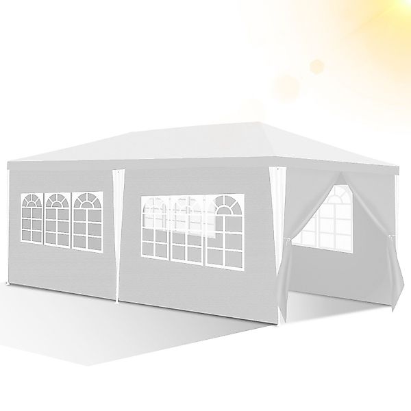 Clanmacy Pavillon Gartenzelt wasserdich Vereinszelt Wasserfest günstig online kaufen