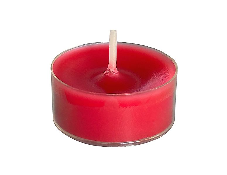 Wiedemann Kerzen Teelicht Teelichte PC-Cup Rubin Rot, 4 Stunden, 18 Stück günstig online kaufen