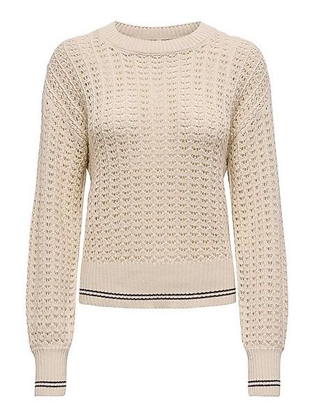 ONLY Strickpullover ONLASA LS DETAIL O-NECK CC KNT günstig online kaufen