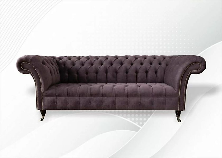 JVmoebel Chesterfield-Sofa Gemütliches Dreisitzer Sofa Couch Chesterfield L günstig online kaufen
