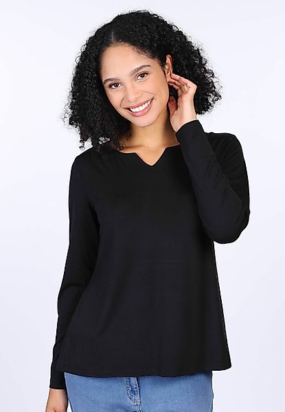 Deerberg Langarmshirt Adrijana solid günstig online kaufen