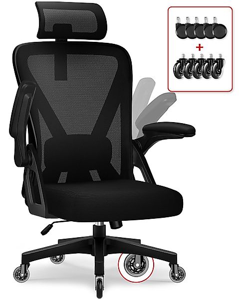Homimaster Bürostuhl Bürostuhl Ergonomisch, Schreibtischstuhl mit günstig online kaufen
